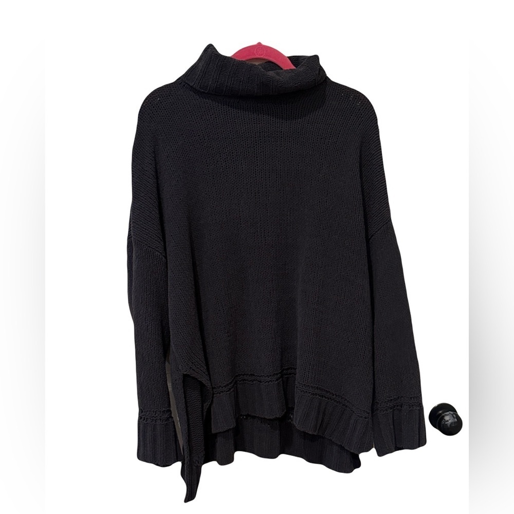 Aerie dark grey chenille chunky sweater, large